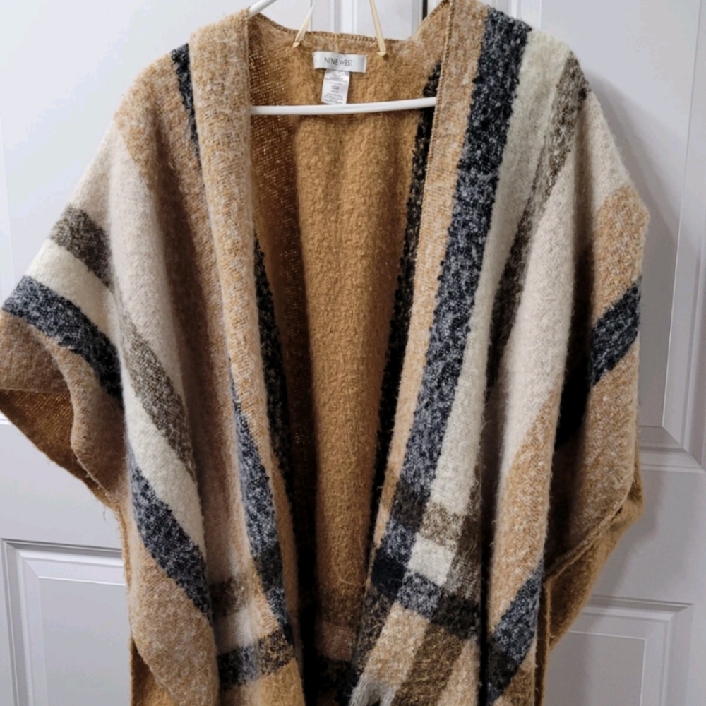 Nine West Poncho Sweater Women's Size: OS Fringe
